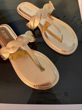 J Crew thong sandals nwot